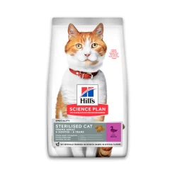 Hills Hill’s Feline Young Adult Sterilised Cat Eend – Kattenvoer – 3 Kg