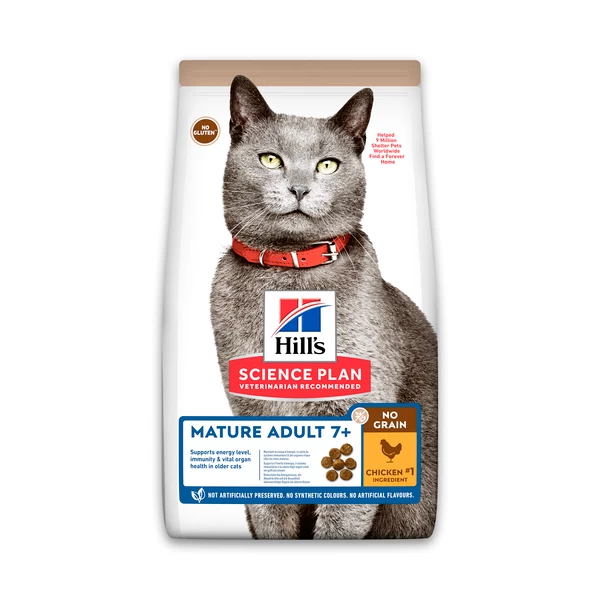 Hills Hill’s Feline Mature Adult No Grain – Kattenvoer – Kip 1.5 Kg