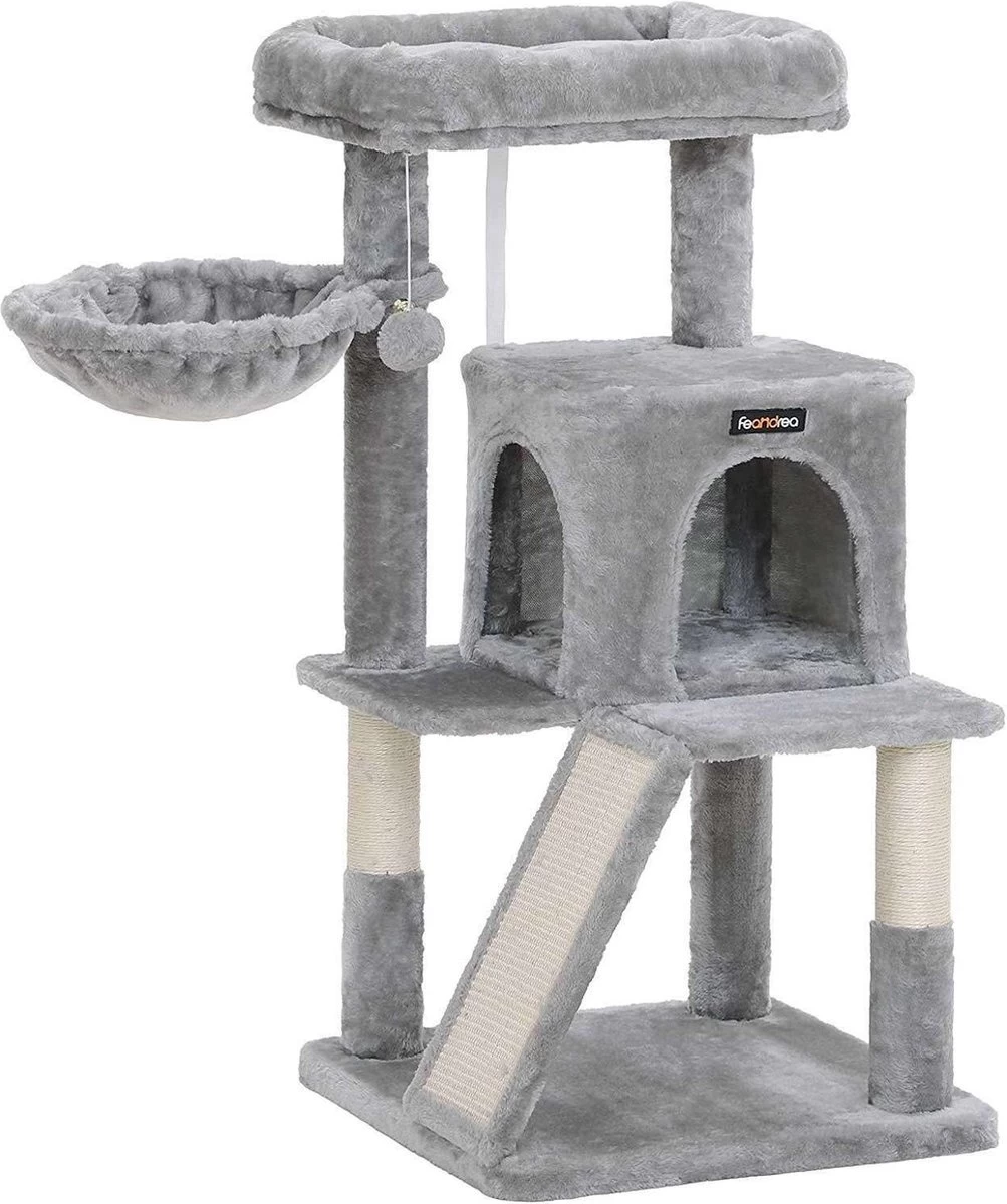 Rootz Krabpaal – Kattenhuis – Krabpaal – Krabpalen Voor Katten – 48 X 48 X 96 Cm (LxBxH) 3 Rootz Krabpaal – Kattenhuis – Krabpaal – Krabpalen Voor Katten – 48 X 48 X 96 Cm (LxBxH)