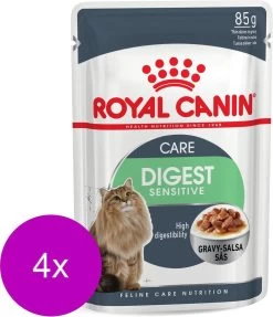 Royal Canin Fhn Digest Sensitive In Gravy – Kattenvoer – 4 X 12×85 G