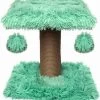 Topmast Krabpaal Fluffy Langhaar – Nairobi – Groen – 34 X 34 X 34 Cm – Krabpaal Voor Katten – Met Kattenspeeltjes – Duurzaam Sisal Touw -Huisdierbenodigdheden Winkel 1134x1200