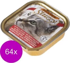 Mister Stuzzy Cat Paté 100 G – Kattenvoer – 64 X Kip&Lever