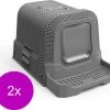 Adori Kattentoilet Rattan 69x42x41 Cm – Kattenbak – 2 X Antraciet -Huisdierbenodigdheden Winkel 1200x1089