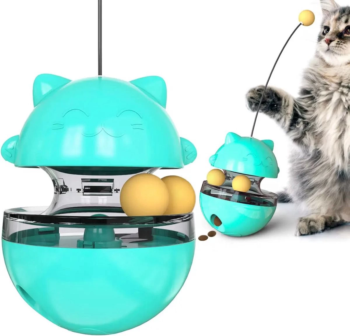 Katten Speelgoed, Kattenspeeltje, Kitten Speeltje, Kitten Speelgoed, Kitten Bal, Huisdier Speelgoed, Belonings Speelgoed, Kattenveer, Interactief Speelgoed, Intelligentie, Gezondheid, Kleur Turquoise 3 Katten Speelgoed, Kattenspeeltje, Kitten Speeltje, Kitten Speelgoed, Kitten Bal, Huisdier Speelgoed, Belonings Speelgoed, Kattenveer, Interactief Speelgoed, Intelligentie, Gezondheid, Kleur Turquoise