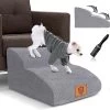 Hondentrap Voor Kleine Honden, 2 Treden Huisdiertrap, Sponstrap Voor Slaapbank, Antislip Oppervlak, Wasbaar, Verwijderbaar, Stuur 1 Pluizenroller 2 Hondentrap Voor Kleine Honden, 2 Treden Huisdiertrap, Sponstrap Voor Slaapbank, Antislip Oppervlak, Wasbaar, Verwijderbaar, Stuur 1 Pluizenroller -Huisdierbenodigdheden Winkel 1200x1167