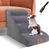 Hondentrap 4 Treden, Huisdiertrap Voor Grote Honden En Katten, Antislip Oppervlak, Wasbare Hondentrap Met Afneembare Hoes Voor Slaapbank Hoog Bed, Stuur 1 Pluizenroller -Huisdierbenodigdheden Winkel 1200x1177