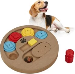 Relaxdays Denkspel Hond – Intelligentie Hondenspeelgoed – Hondenpuzzel Puppy – Interactief