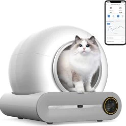 Petlovers – Automatische Kattenbak – Zelfreinigend – App-bediening – WIFI