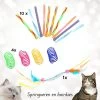CHICNEST – Katten Speelgoed Veertjes – Katten Speeltjes – Kitten Speeltjes – Kattenveertjes – Kitten Speelgoed – Speelgoed Voor Katten – Katten Speeltje – Veertjes Voor Katten – Speelgoed Set Voor Katten -Huisdierbenodigdheden Winkel 1200x1200 25