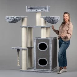 Krabpaal Voor Grote Katten Cat Paradise Lichtgrijs Grijs Van RHRQuality