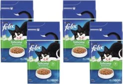 4x Felix Sensations Droog Inhome – Kattenvoer – 4kg