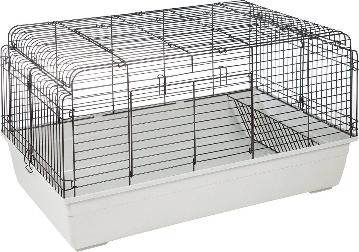 Flamingo Kooi Sprinter 100 – Wit – 100 X 57 X 54 Cm 3 Flamingo Kooi Sprinter 100 – Wit – 100 X 57 X 54 Cm