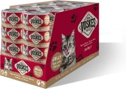Voskes Kattenvoer Nat Tonijn Met Shirasu – 24x 85gr – Voordeelverpakking