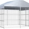 Medina Hondenkennel Voor Buiten Met Dak 300x300x200 Cm -Huisdierbenodigdheden Winkel 1200x847