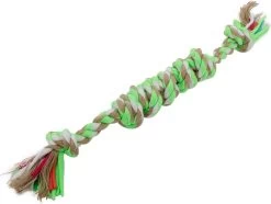 Nobleza Hondentouw – Speeltouw – Flostouw Voor Honden – Dik Geknoopt – 42 Cm – Groen