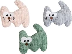 Jack And Vanilla – PURRL Kattenspeelgoed – Kat Met Kattenkruid – Kleur: Assorti -12 Cm – 1 Stuk