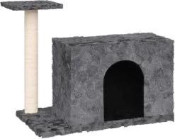 La Dolce Vita – Kattenmeubel Met Sisal Krabpale 51 Cm Donkergrijs