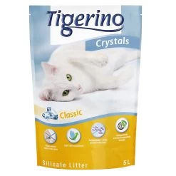 3x5L Classic Tigerino Crystals Kattenbakvulling Silicaat