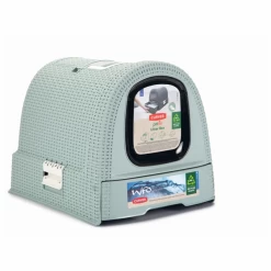 Curver Kattentoilet Met Lade – Kattenbak – Lichtblauw