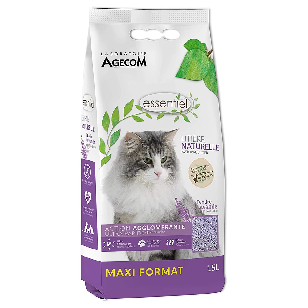 Essentiel Natural Kattenbakvulling Lavendel – 6 L 3 Essentiel Natural Kattenbakvulling Lavendel – 6 L