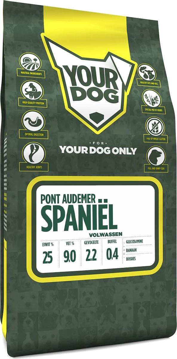 Yourdog Pont Audemer SpaniËl Volwassen (3 KG) 3 Yourdog Pont Audemer SpaniËl Volwassen (3 KG)