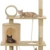 VidaXL Kattenkrabpaal Met Sisal Krabpalen 140 Cm Beige -Huisdierbenodigdheden Winkel 599x1200