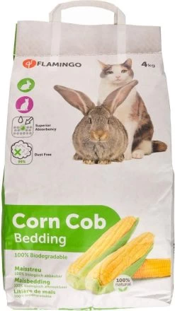 Flamingo – Knaagdier Bodembedekking Mais – 4 Kg