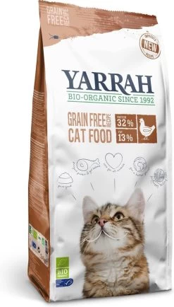 Yarrah Cat Adult – Graanvrij – Kip & Vis – Kattenvoer – 2,4 Kg
