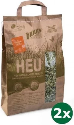2×250 Gr Bunny Nature Natuurweide Hooi Met Groente