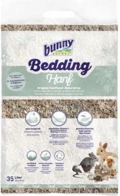 35 Ltr Bunny Nature Bunnybedding Hanf Hennepvezel