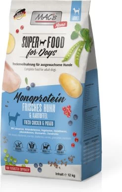 MAC’s Superfood Hondenvoer – Mono Proteïne – Kip 12kg Hondenbrokken