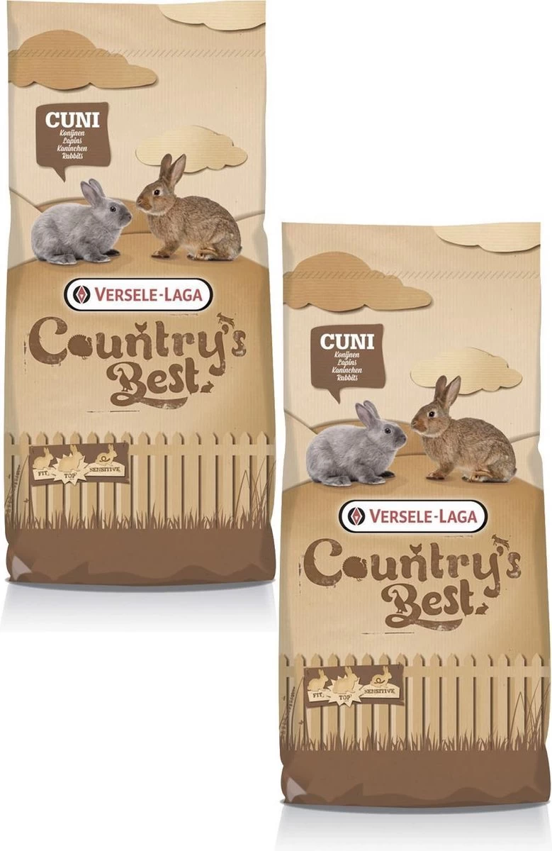 Versele-Laga Country`s Best Cuni Top Plus – Konijnenkorrel – Konijnenvoer – 2 X 20 Kg 3 Versele-Laga Country`s Best Cuni Top Plus – Konijnenkorrel – Konijnenvoer – 2 X 20 Kg