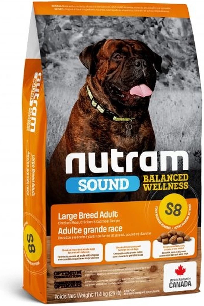 Nutram Hondenvoer Adult Large Breed S8 11,4 Kg – Hond 3 Nutram Hondenvoer Adult Large Breed S8 11,4 Kg – Hond