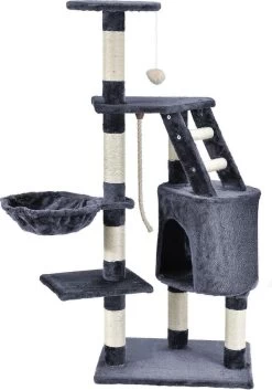 Kattenpaal Voor Katten – 118cm – Muisgrijs