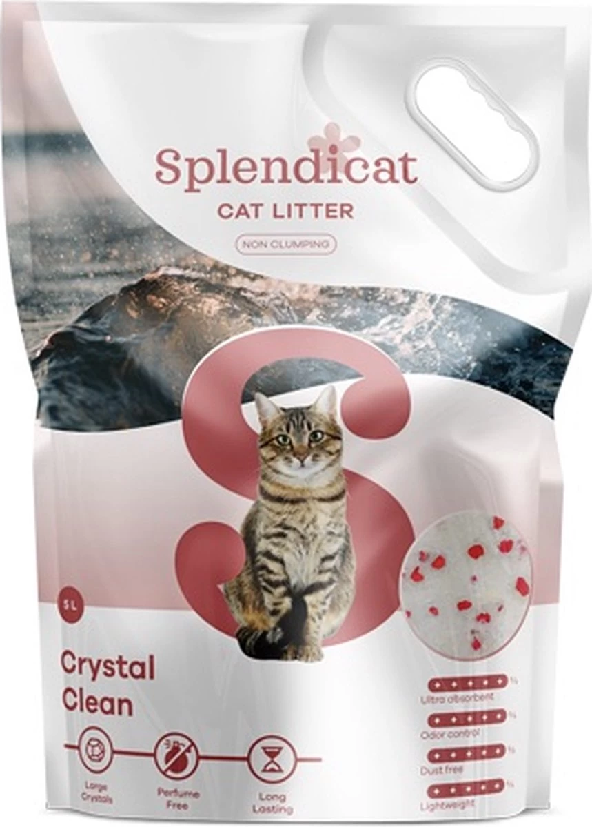 Splendicat Crystal Clean 5 Liter 3 Splendicat Crystal Clean 5 Liter