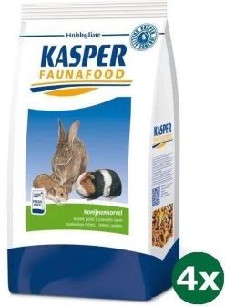 4×4 Kg Kasper Faunafood Hobbyline Konijnenkorrel
