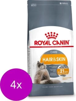 Royal Canin Fcn Hair & Skin Care – Kattenvoer – 4 X 4 Kg