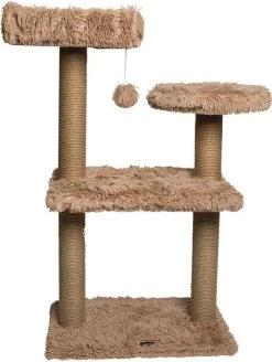 Krabpaal Voor Katten Gloria Níger 110 X 40 X 86 Cm Boomstructuur Beige