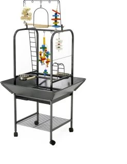 Keddoc – Bird Play Stand – Kooi – Zwart