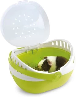 Savic Transportbox Elmo Groen / Wit 30,5×24,5×20,5 Cm