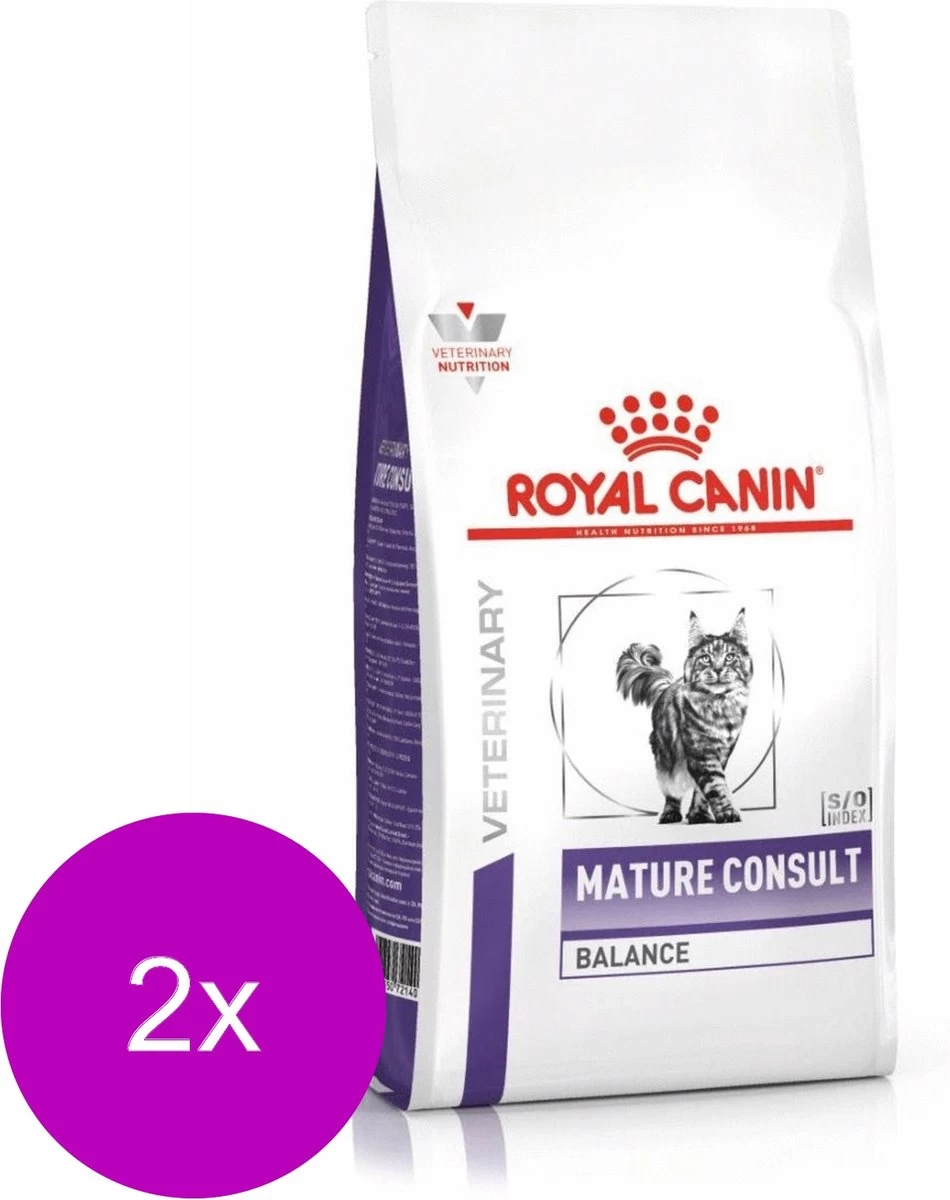 Royal Canin Veterinary Diet Senior Consult – Stage 1 – 7+ – Kattenvoer – 2 X 10 Kg
