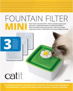 Catit Cat It : VERVANGFILTER MINI FLOWER FOUNTAIN 3 Filters