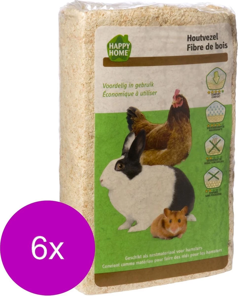 Happy Home Houtvezel – Bodembedekking – 6 X 2.5 Kg 3 Happy Home Houtvezel – Bodembedekking – 6 X 2.5 Kg