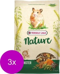 Versele-Laga Nature Hamster – Hamstervoer – 3 X 2.3 Kg
