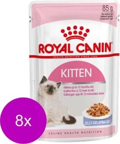 Royal Canin Kitten In Jelly – Kattenvoer – 8 X 12×85 G