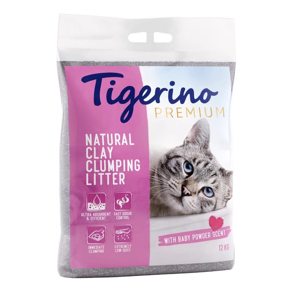 2x12kg Babypoedergeur Tigerino Canada Kattenbakvulling Klei 3 2x12kg Babypoedergeur Tigerino Canada Kattenbakvulling Klei